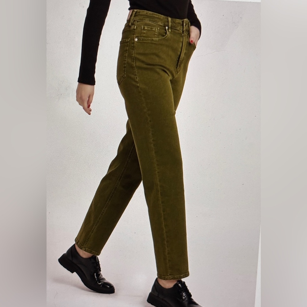 Dear John Olive Green Straight Leg Jeans - Picture 3 of 11